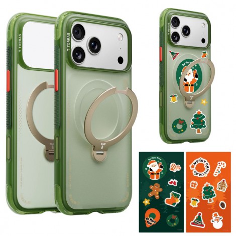 (แถมฟิล์ม) เคส TORRAS OSTAND Q3 SPIN / SPIN AIR สำหรับ iPhone 17 / 16 / Air / Plus / Pro / Pro Max