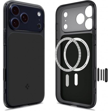 (แถมฟิล์ม) เคส SPIGEN Ultra Hybrid T Magfit สำหรับ iPhone 17 Pro / 17 Pro Max