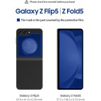 (2แผ่น) ฟิล์มกระจก จอด้านนอก araree Sub Core Premium Tempered Glass สำหรับ Samsung Galaxy Z Fold5 / Flip5 / Fold4 / Flip4