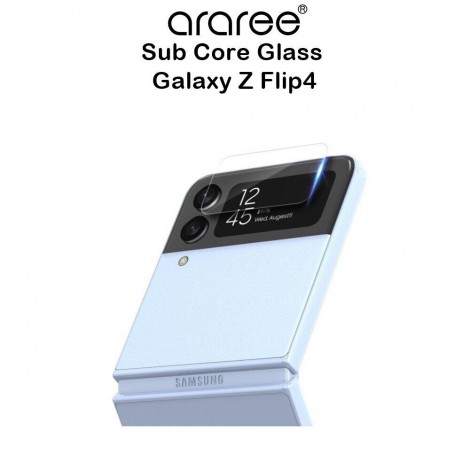 (2แผ่น) ฟิล์มกระจก จอด้านนอก araree Sub Core Premium Tempered Glass สำหรับ Samsung Galaxy Z Fold5 / Flip5 / Fold4 / Flip4