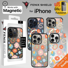 (แถมฟิล์มเคส) เคส FenixShield EXTREME Series [ FLORAL ] สำหรับ iPhone 16 / 15 / 14 / Pro / Pro Max