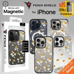 (แถมฟิล์มเคส) เคส FenixShield EXTREME Series [ FLOWER BEE ] สำหรับ iPhone 16 / 15 / 14 / Pro / Pro Max