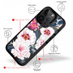 (แถมฟิล์มเคส) เคส FenixShield Tough EXTREME PRO | Mirror [ LUXURY BLOOM ] สำหรับ iPhone 15 Pro Max / 15 Pro / 14 Pro Max