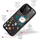 (แถมฟิล์มเคส) เคส FenixShield Tough EXTREME PRO | Mirror [ FLOWER HEART ] สำหรับ iPhone 15 Pro Max / 15 Pro / 14 Pro Max