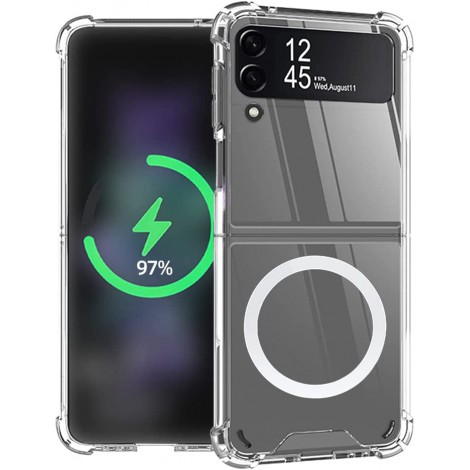 เคส ใส FenixShield Crystal Hybrid / MagSafe Case สำหรับ Samsung Galaxy Z Flip6 / Flip5 / Flip4 / Flip3