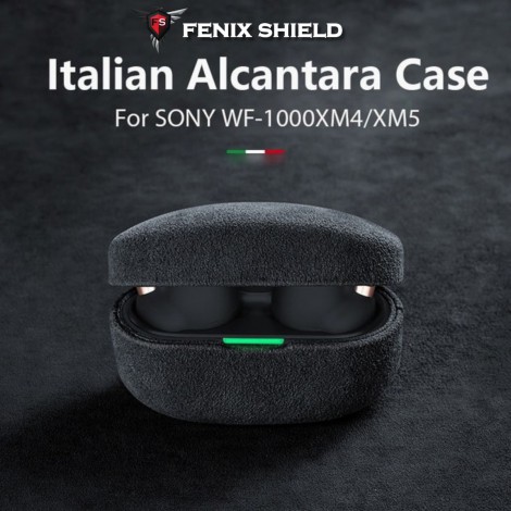 เคส FenixShield Alcantara Leather Cover Case สำหรับ SONY WF-1000XM5 / WF-1000XM4 เคส FenixShield Alcantara Leather Cover Case สำหรับ SONY WF-1000XM5 / WF-1000XM4