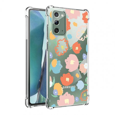 เคส Anti-Shock Case FLORAL สำหรับ Galaxy S22 / S21 / Note20 / Note10 / Note9 / S20 / FE / S10 / S10e / Plus / Ultra / Lite