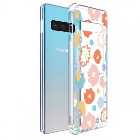 เคส Anti-Shock Case FLORAL สำหรับ Galaxy S22 / S21 / Note20 / Note10 / Note9 / S20 / FE / S10 / S10e / Plus / Ultra / Lite