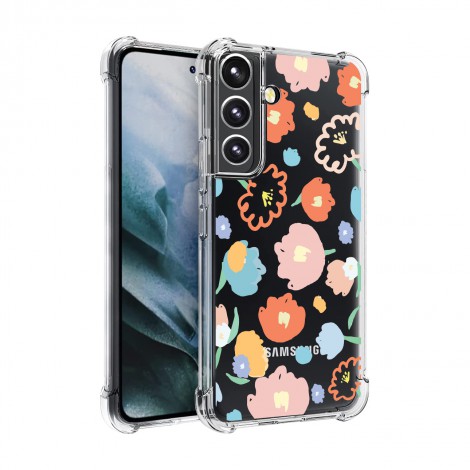 เคส Anti-Shock Case FLORAL สำหรับ Galaxy S22 / S21 / Note20 / Note10 / Note9 / S20 / FE / S10 / S10e / Plus / Ultra / Lite