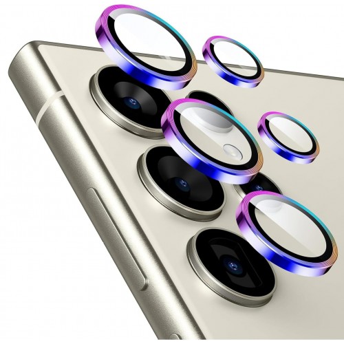 กระจกกันรอย เลนส์กล้อง HiShield Aluminium / Sapphire Lens สำหรับ Galaxy S25 Ultra / S24 Ultra / S23 Ultra / S22 Ultra