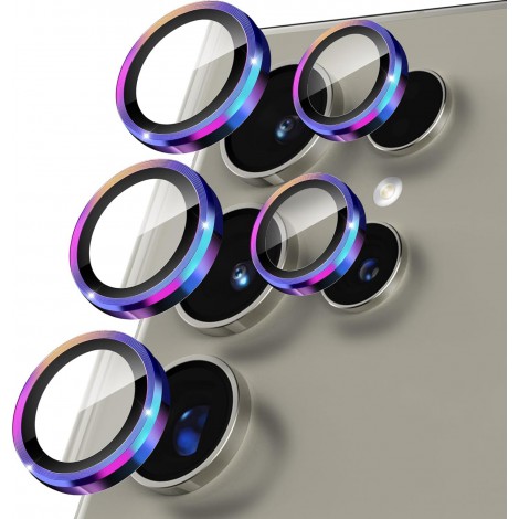 (ติดง่าย) กระจกกันรอย เลนส์กล้อง FenixShield Aluminium Lens ELEGANZ สำหรับ Samsung Galaxy S24 Ultra