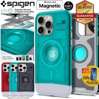 (แถมฟิล์ม) เคส SPIGEN Classic C1 MagFit สำหรับ iPhone 15 Pro Max