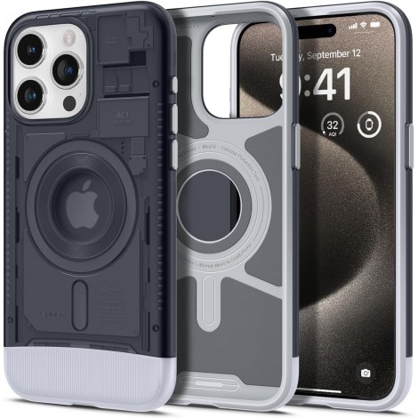 (ลดล้างสต็อค) (แถมฟิล์ม) เคส SPIGEN Classic C1 MagFit สำหรับ iPhone 16 Pro Max / 15 Pro Max