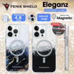 เคส FenixShield Eleganz SILVER OBSIDIAN MagSafe สำหรับ iPhone 15 / 14 / 13 / Plus / Pro / Pro Max 