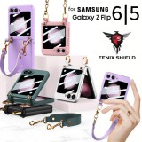 (แถมฟิล์มกระจก) เคส FenixShield Full Protection Series [ FNS011 ] สำหรับ Samsung Galaxy Z Flip6 / Flip5