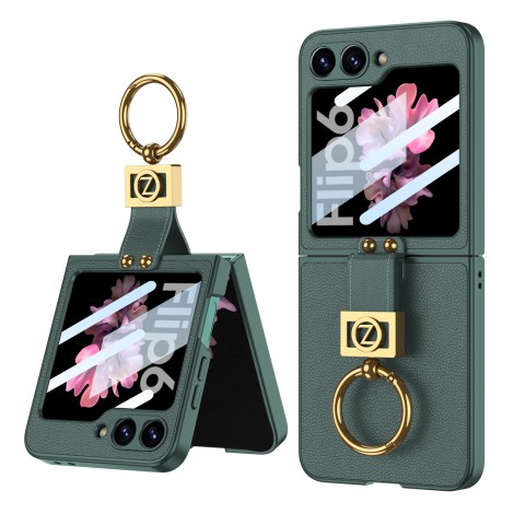 เคส พร้อมฟิล์มกระจก FenixShield [ FNS013 ] สำหรับ Samsung Galaxy Z Flip7 / Flip7 FE / Flip6