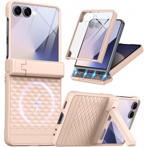  เคส พร้อมฟิล์มกระจก FenixShield Diamond Stand สำหรับ Samsung Galaxy Z Flip7