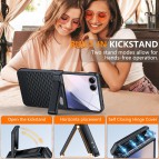  เคส พร้อมฟิล์มกระจก FenixShield Diamond Stand สำหรับ Samsung Galaxy Z Flip8 / Flip7