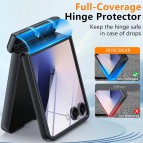  เคส พร้อมฟิล์มกระจก FenixShield Diamond Stand สำหรับ Samsung Galaxy Z Flip8 / Flip7