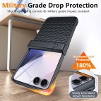  เคส พร้อมฟิล์มกระจก FenixShield Diamond Stand สำหรับ Samsung Galaxy Z Flip8 / Flip7