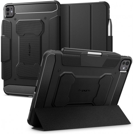 เคสไอแพด Spigen Rugged Armor Pro สำหรับ iPad Air 7 6 5 4 / Pro 13 / Pro 11 / M2 M4
