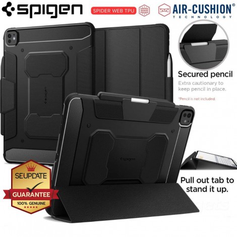 เคสไอแพด Spigen Rugged Armor Pro สำหรับ iPad Air 7 6 5 4 / Pro 13 / Pro 11 / M2 M4