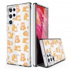 (แถมฟิล์ม) เคส FenixShield Crystal Hybrid [ SHIBA ] สำหรับ Samsung Galaxy S25 / S24 / S23 / S22 / Plus / Ultra / FE