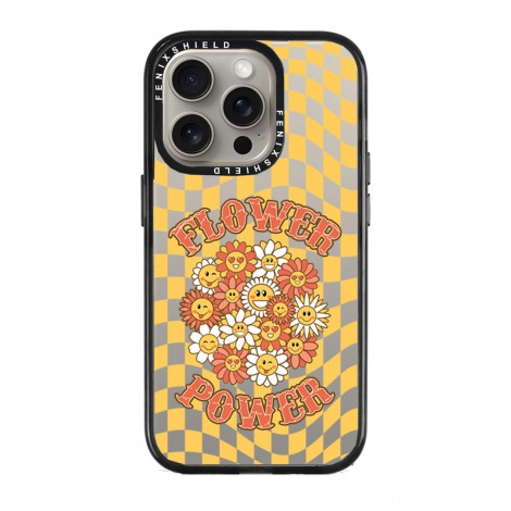 (แถมฟิล์มเคส) เคส FenixShield Tough EXTREME PRO | Mirror [ FLOWER POWER ] สำหรับ iPhone 15 Pro Max / 15 Pro / 14 Pro Max