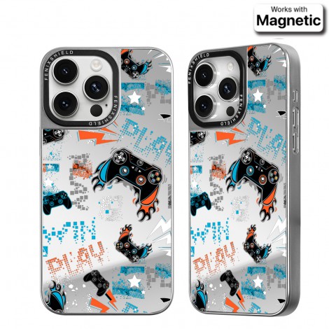 (แถมฟิล์มเคส) เคส FenixShield Tough EXTREME PRO | Mirror [ CRAZY GAMER ] สำหรับ iPhone 15 Pro Max / 15 Pro / 14 Pro Max