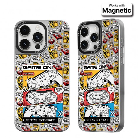 (แถมฟิล์มเคส) เคส FenixShield Tough EXTREME PRO | Mirror [ GAME ON ] สำหรับ iPhone 15 Pro Max / 15 Pro / 14 Pro Max