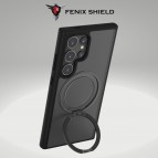 (วงแหวนหมุนได้+แถมฟิล์ม) เคส FenixShield 360 Rotatable Magnetic Stand สำหรับ Samsung Galaxy S25 / S24 / Plus / Ultra