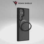 (วงแหวนหมุนได้+แถมฟิล์ม) เคส FenixShield 360 Rotatable Magnetic Stand สำหรับ Samsung Galaxy S25 / S24 / Plus / Ultra