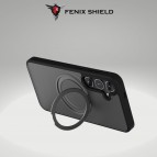 (วงแหวนหมุนได้+แถมฟิล์ม) เคส FenixShield 360 Rotatable Magnetic Stand สำหรับ Samsung Galaxy S25 / S24 / Plus / Ultra
