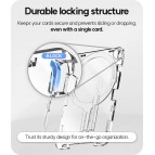 (Upgrade version) ที่ใส่บัตร ติดโทรศัพท์ Goospery MAGNETIC Lock Card Holder