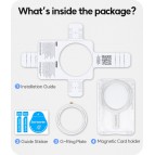 (Upgrade version) ที่ใส่บัตร ติดโทรศัพท์ Goospery MAGNETIC Lock Card Holder