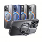 (วงแหวนหมุนได้+แถมฟิล์ม) เคส FenixShield 360 Rotatable Stand สำหรับ iPhone 17 / 16 / 15 / Plus / Pro / Max 