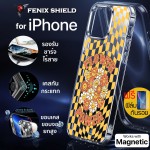 (แถมฟิล์ม) เคส FenixShield Crystal Hybrid [ FLOWER POWER ] with MagSafe สำหรับ iPhone 15 / 14 / 13 / 12 / Plus / Pro / Pro Max / mini