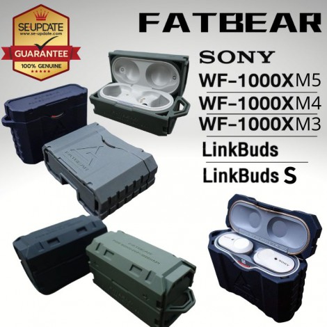 เคส FATBEAR Tactical Military Grade สำหรับ Sony WF-1000XM5 / WF-1000XM4 / WF-1000XM3 / LinkBuds WF-L900 / LinkBuds S WF-LS900N