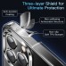 (แถมฟิล์ม) เคส FenixShield Crystal Hybrid [ FLOWER POWER ] with MagSafe สำหรับ iPhone 15 / 14 / 13 / 12 / Plus / Pro / Pro Max / mini
