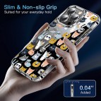 (แถมฟิล์ม) เคส FenixShield Crystal Hybrid [ ANIMAL GANG ] สำหรับ iPhone 16e / 16 / 15 / 14 / 13 / 12 / Plus / Pro Max / mini