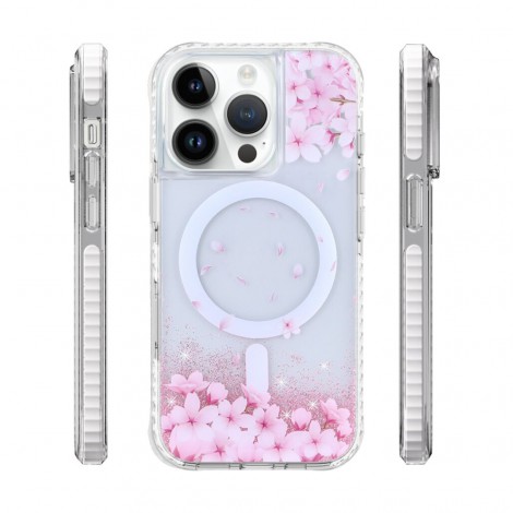 เคส FenixShield Eleganz PINK BLOSSOM สำหรับ iPhone Air / 17 / 16 / 15 / 14 / 13 / Plus / Pro / Max