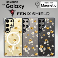 เคส FenixShield Ultra Hybrid [ FLOWER BEE ] สำหรับ Samsung Galaxy S25 / S24 / S23 / S22 / FE / Plus / Ultra