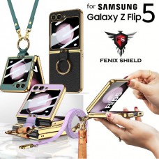เคส พร้อมฟิล์มกระจก FenixShield Full Protection Series [ FNS012 ] สำหรับ Samsung Galaxy Z Flip5
