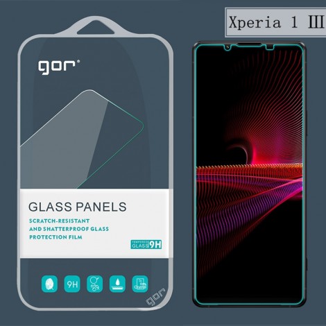 (2 ชิ้น) ฟิล์มกระจก GOR สำหรับ SONY Xperia 1 / 5 / 10 / VII / VI / V / IV / III / II / Pro I / XZ / XZ2 Premium