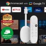 [ พร้อมส่ง ] Chromecast Gen4 with Google TV / Chromecast 3