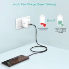 สายชาร์จ Goshtek MFI USB-C to Lightning Charging Cable