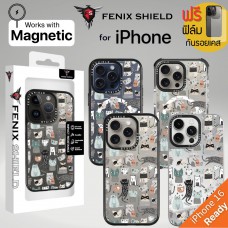 (แถมฟิล์ม) เคส FenixShield EXTREME Series [ BABYCAT ] สำหรับ iPhone 17 / 16 / 15 / 14 / Pro / Pro Max