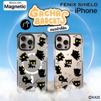 เคส FenixShield x Kai3 Gacha Badcats [ Black Cat ] สำหรับ iPhone iPhone 16 / 15 / 14 / 13 / Plus / Pro / Pro Max