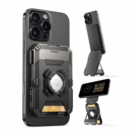 ที่ใส่บัตร ติดโทรศัพท์ มีขาตั้ง SUPCASE [ MagFlip ] Magnetic Wallet with Stand