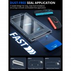(2 ชิ้น) ฟิล์มกระจก SUPCASE Screen Protector พร้อมชุดติดตั้ง สำหรับ Nintendo Switch 2